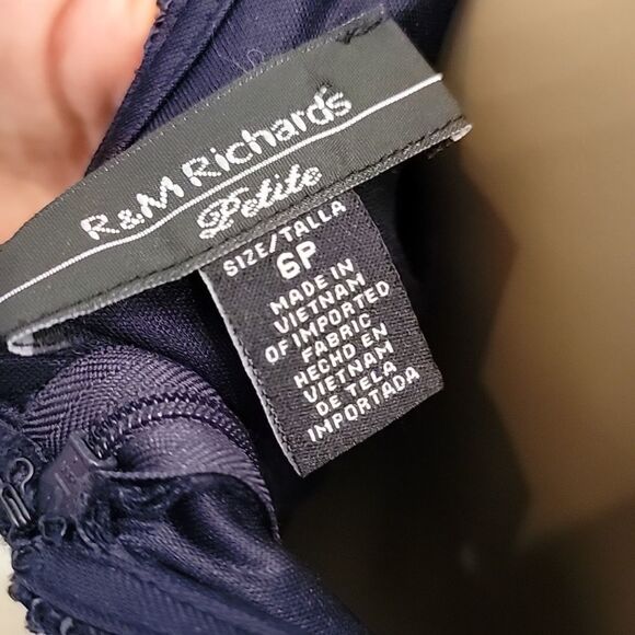 6P beautiful navy sequin dress so classy! - Picture 10 of 12